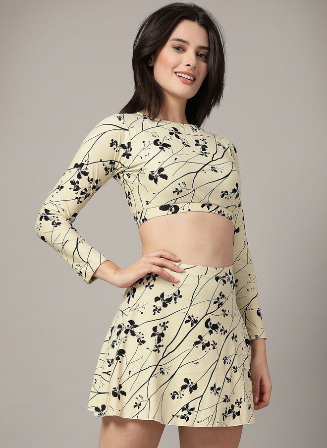 CUKOO Padded Printed Swim Bikini Set - Image 3